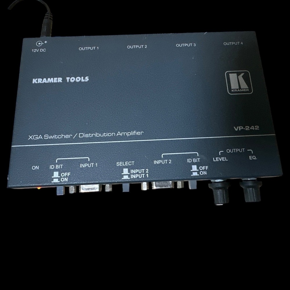 Kramer VP-242 2x1:4 XGA Switcher /‎ Distribution Amplifier